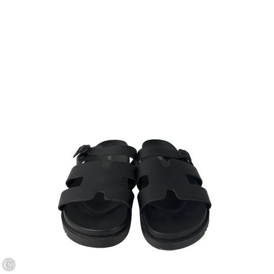 Sandals Flats By Madden Girl In Black, Size: 8.5