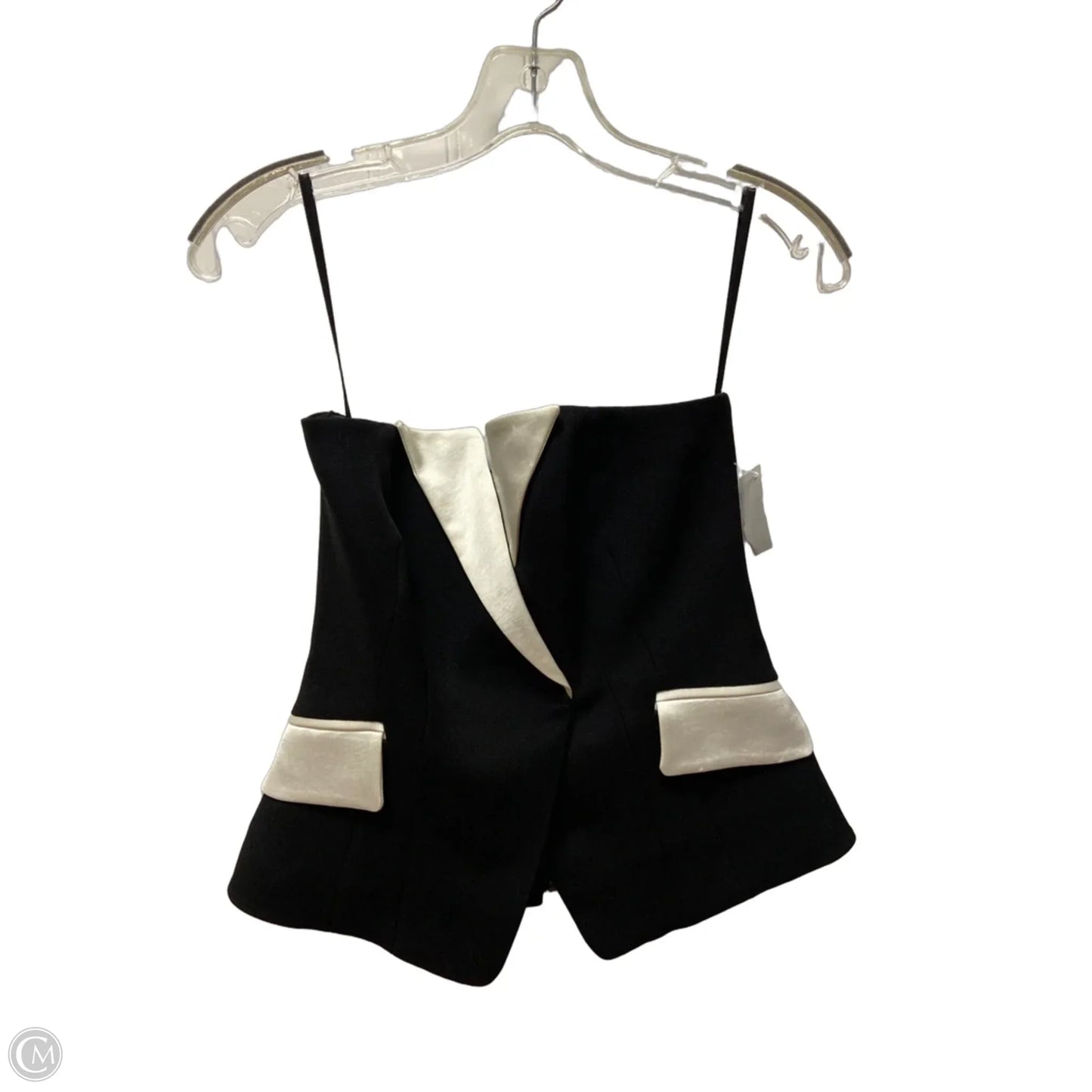 Top Sleeveless By White House Black Market In Black & White, Size: Xxsp