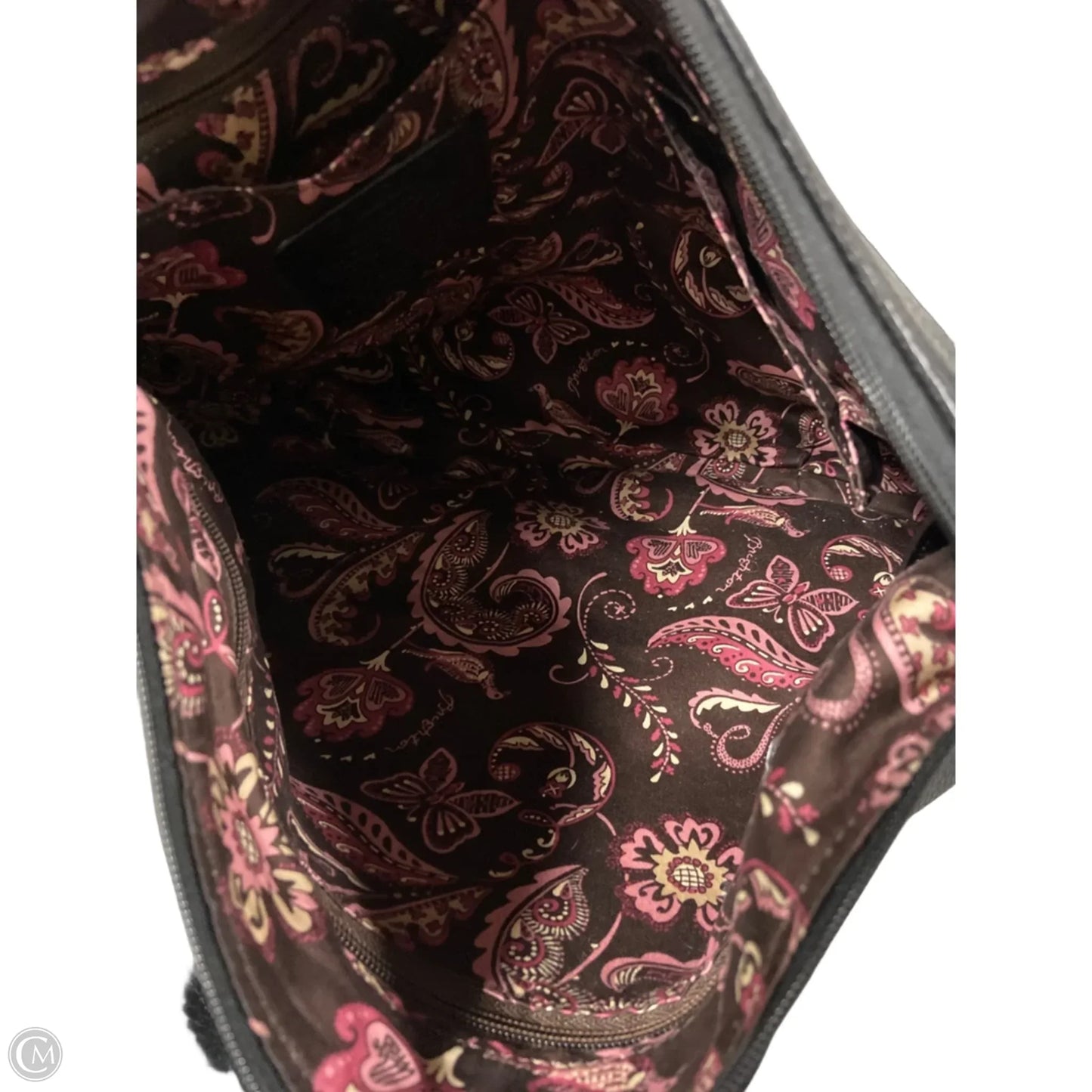 Handbag Leather By Brighton, Size: Large