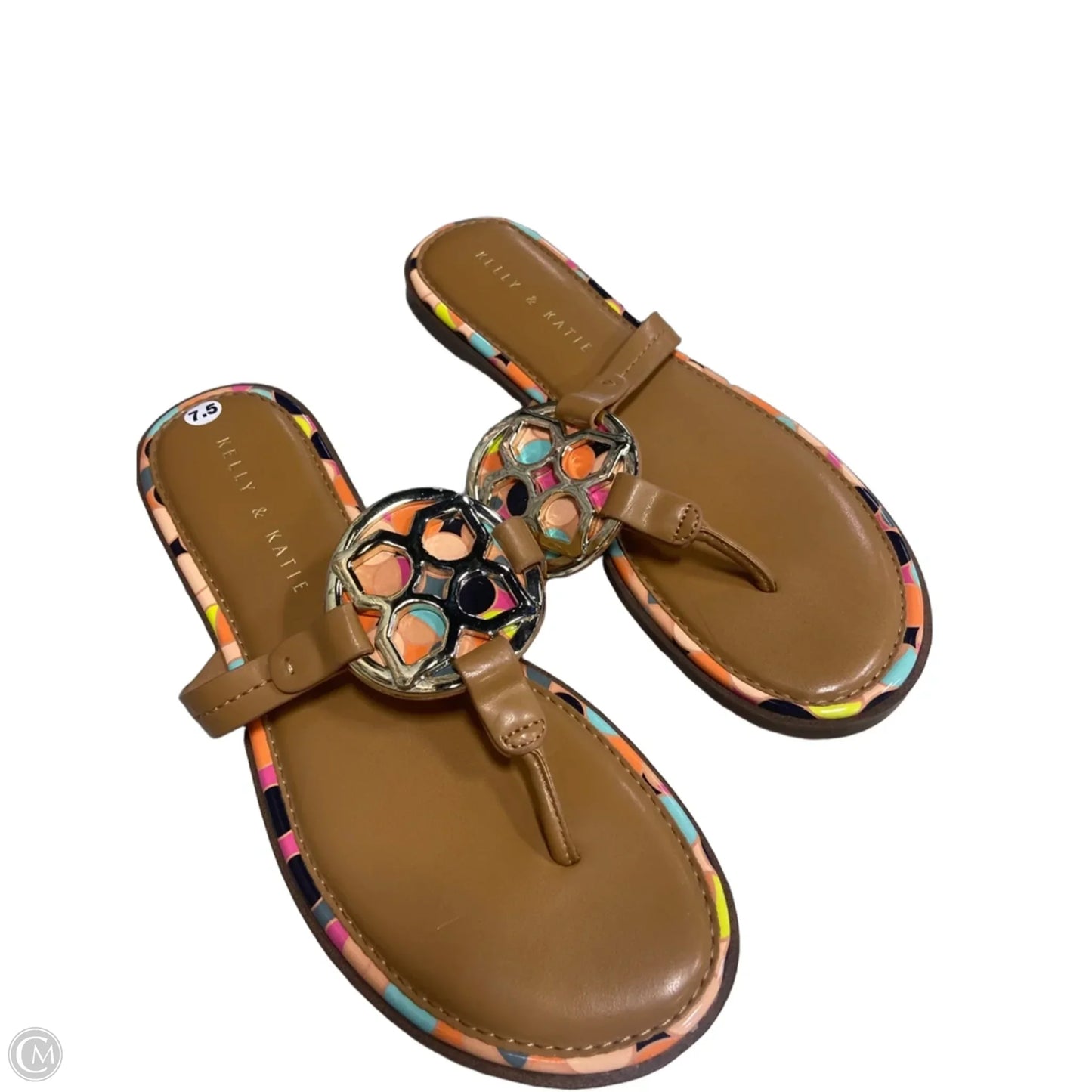 Sandals Flats By Kelly And Katie In Tan, Size: 7.5