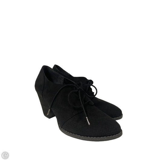 Shoes Heels Block By Dr Scholls In Black, Size: 8
