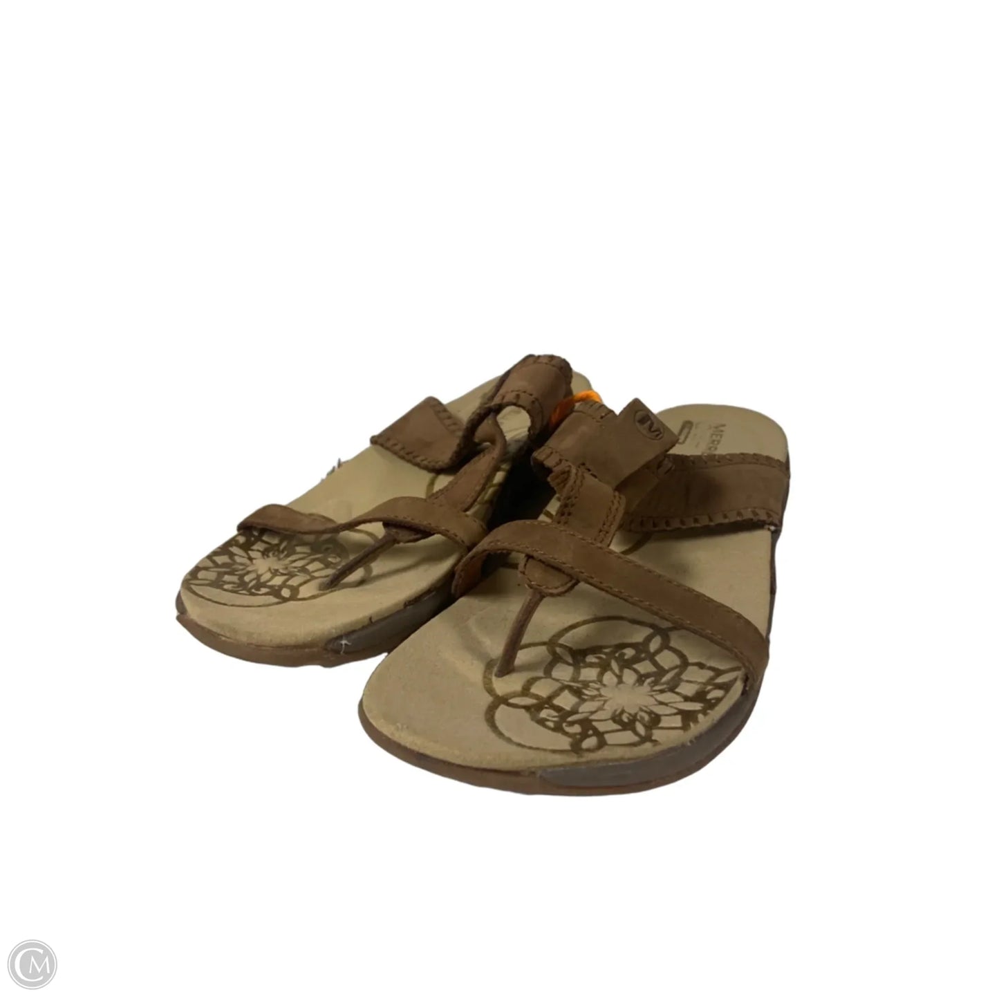 Sandals Flats By Merrell In Brown, Size: 8
