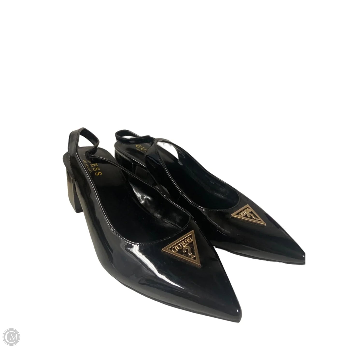 Shoes Heels Block By Guess In Black, Size: 10