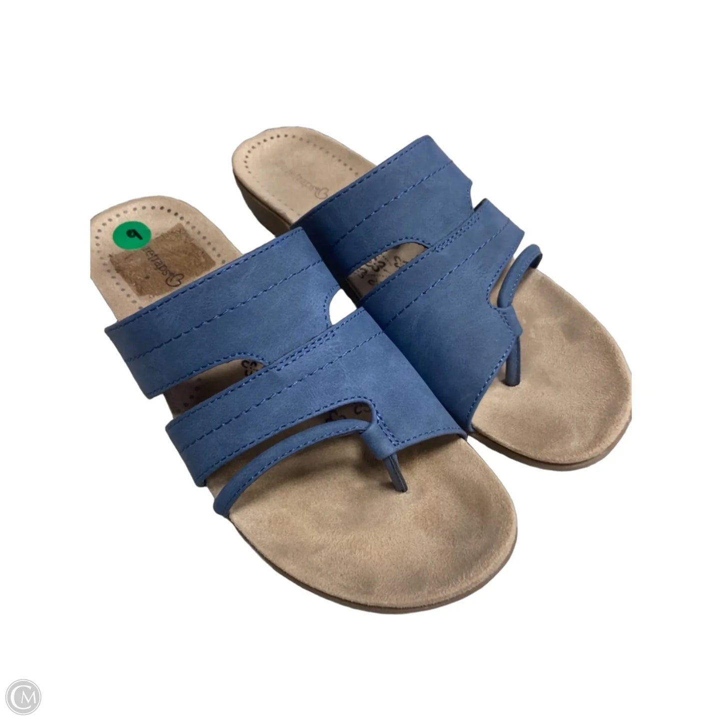 Sandals Flats By Bare Traps In Blue, Size: 9