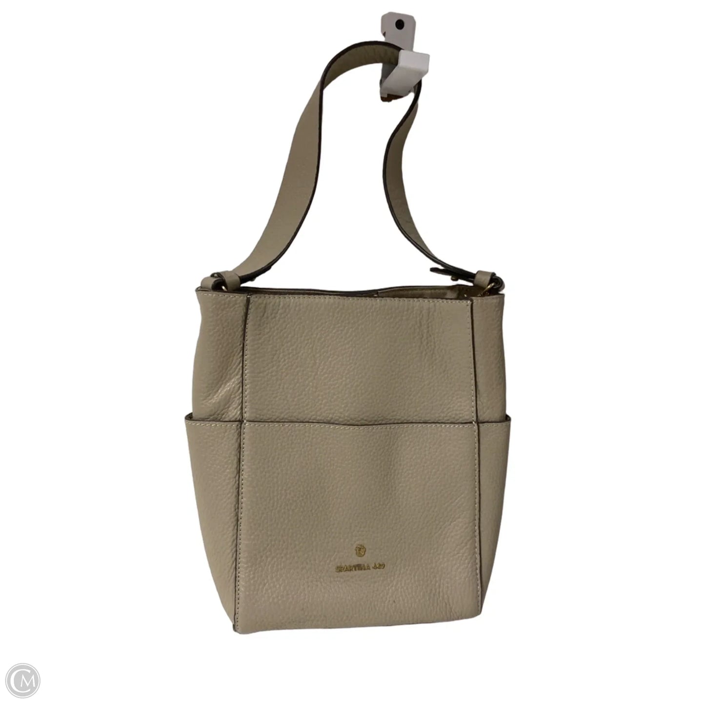 Handbag Leather By Spartina, Size: Medium