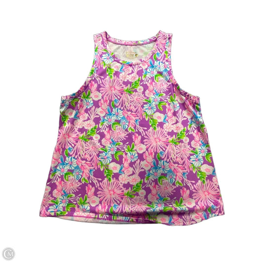 Top Sleeveless Designer By Lilly Pulitzer In Purple, Size: S