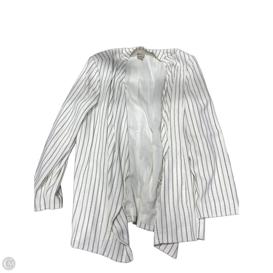 Blazer By Chicos In Black & White, Size: Xl