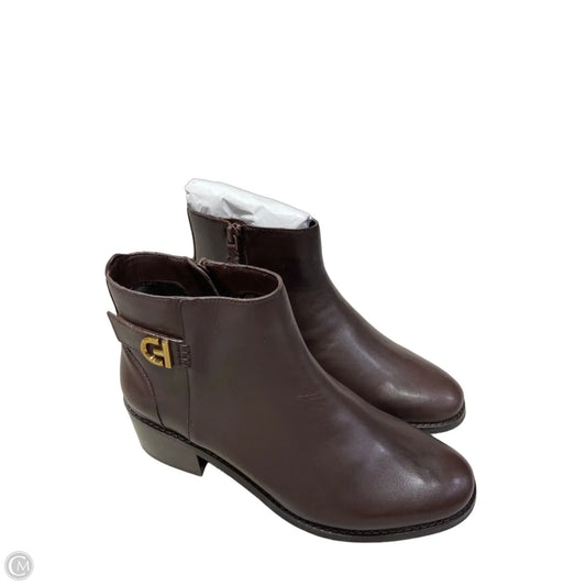 Boots Ankle Heels By Cole-haan In Brown, Size: 7.5
