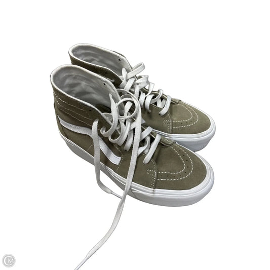 Shoes Sneakers By Vans In Green, Size: 7.5