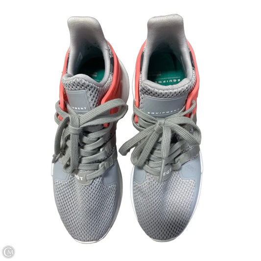 Shoes Athletic By Adidas In Grey, Size: 8