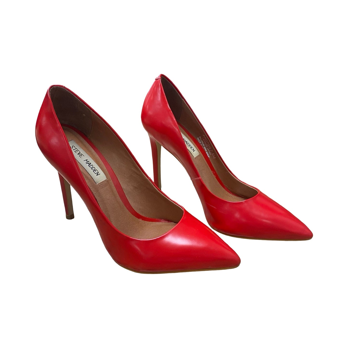 Shoes Heels Stiletto By Steve Madden In Red, Size:7.5