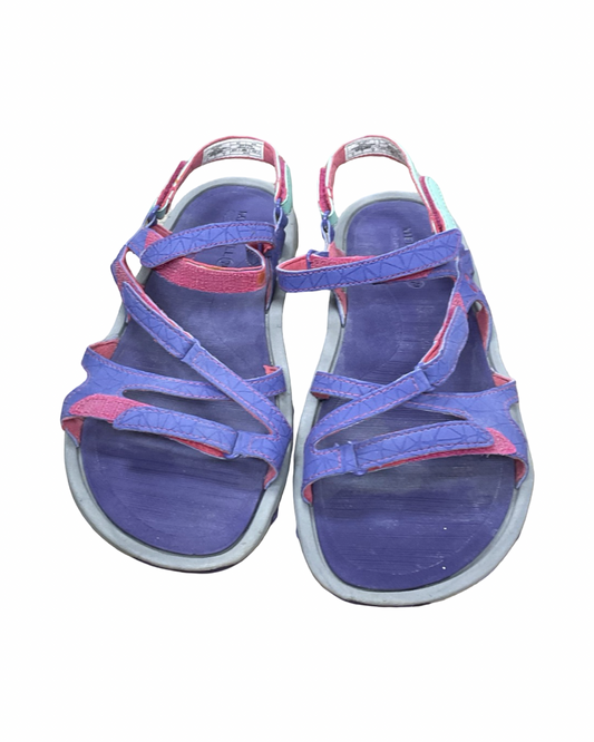 Sandals Flats By Merrell In Purple, Size:6