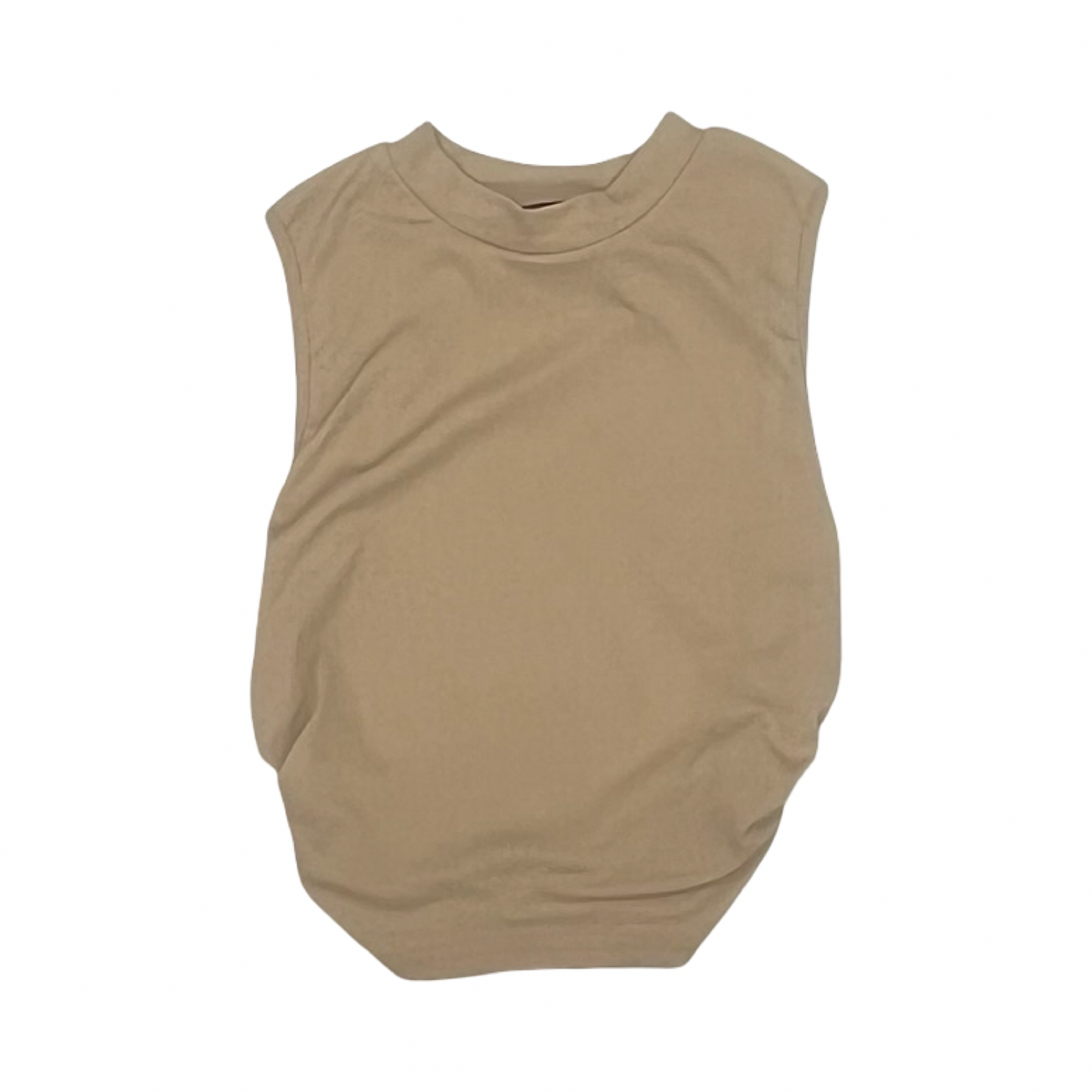 Top Sleeveless By Cider In Tan, Size:M