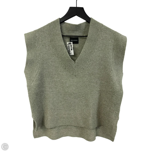Vest Sweater By Cmc In Grey, Size: S