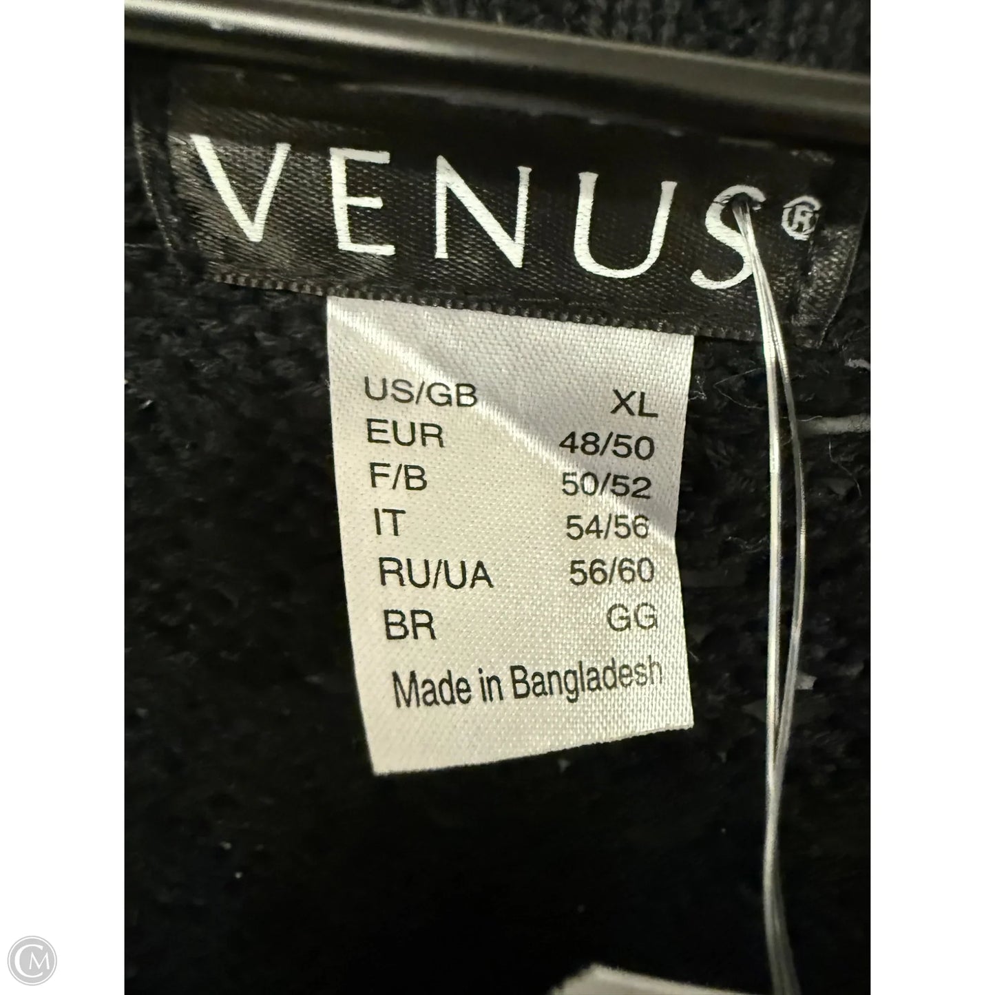 Sweater By Venus In Black, Size: Xl