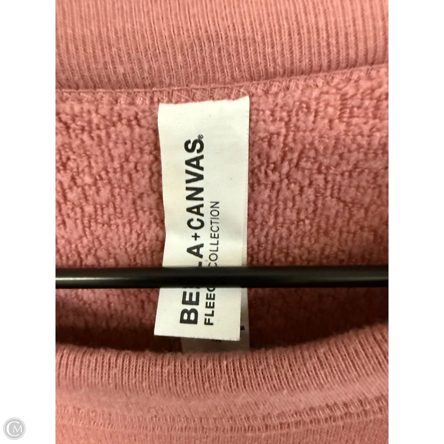 Sweatshirt Crewneck By Bella + Canvas In Pink, Size: M
