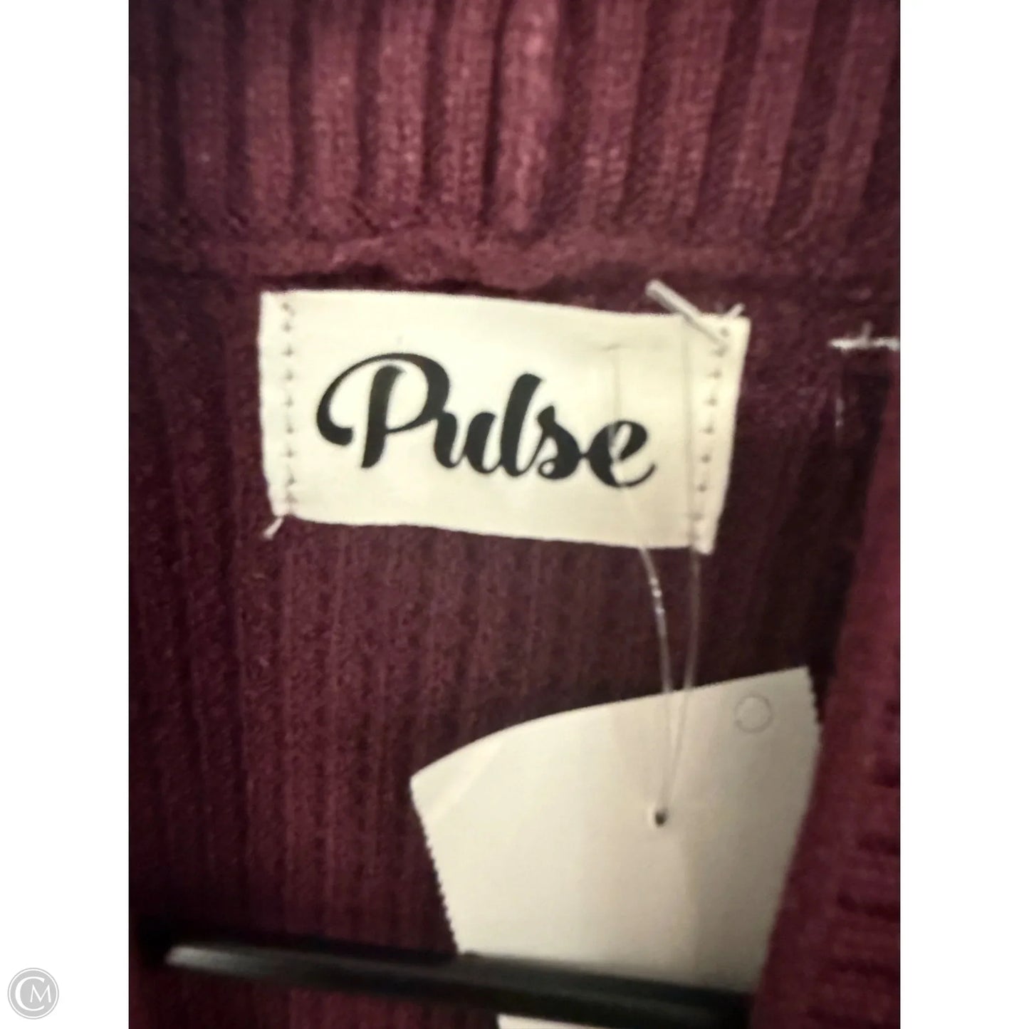 Sweater Cardigan By Cmc In Purple, Size: S