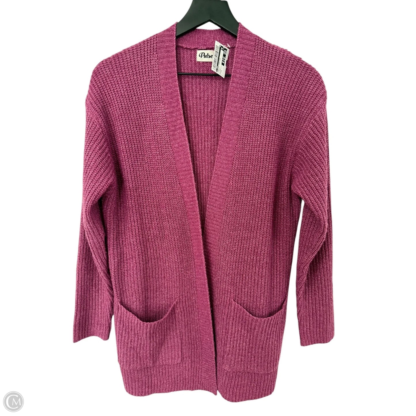 Sweater Cardigan By Cmc In Purple, Size: S
