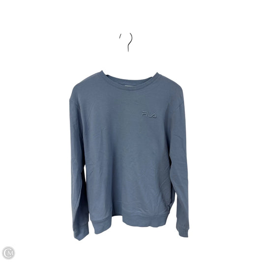 Sweatshirt Crewneck By Fila In Purple, Size: L