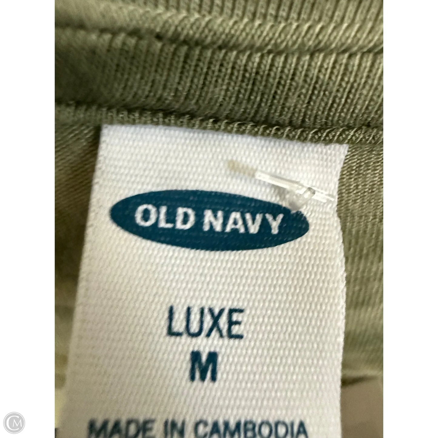 Top Short Sleeve By Old Navy In Green, Size: M