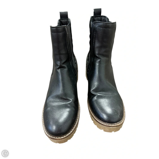 Boots Ankle Heels By Mia In Black, Size: 8