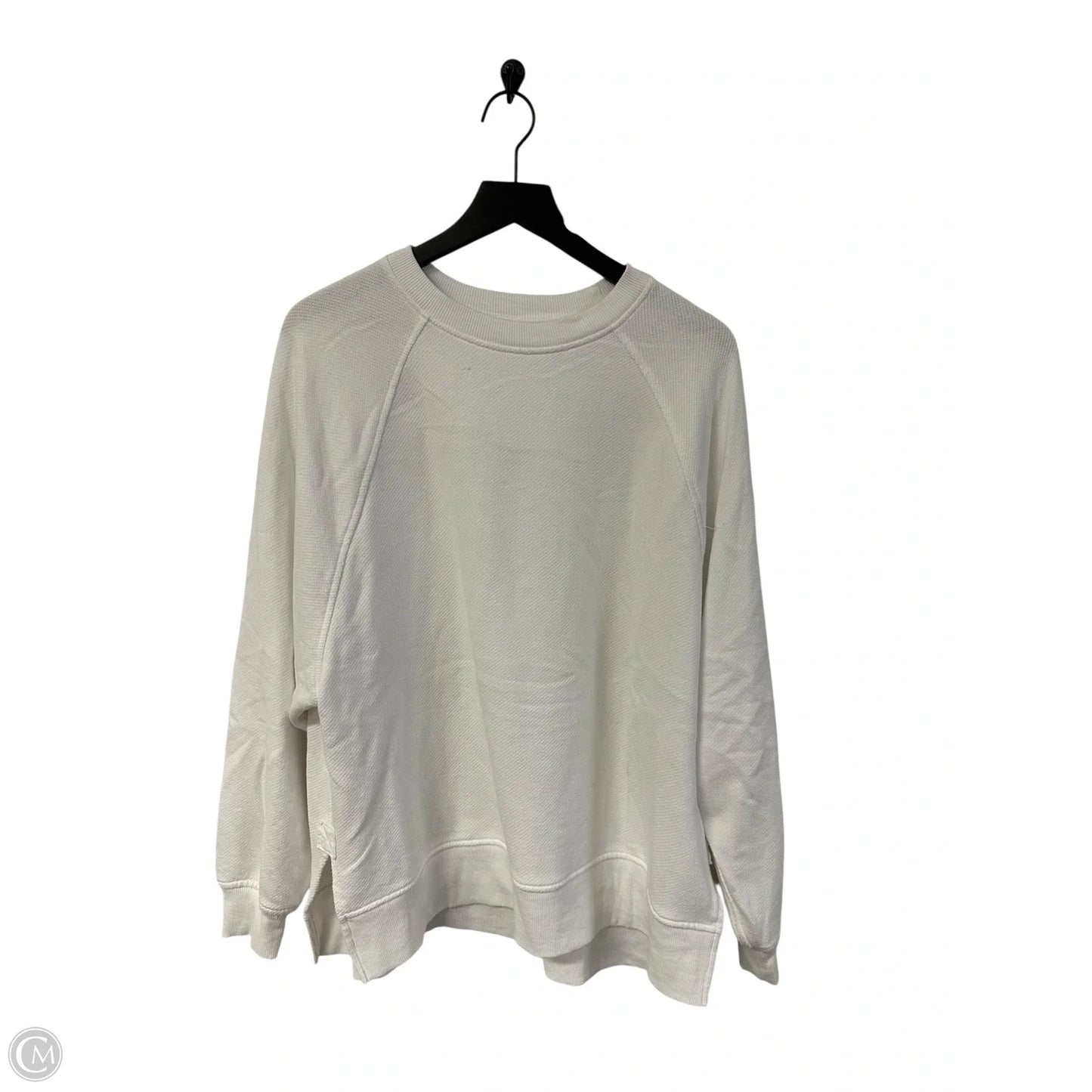 Top Long Sleeve By Aerie In White, Size: S