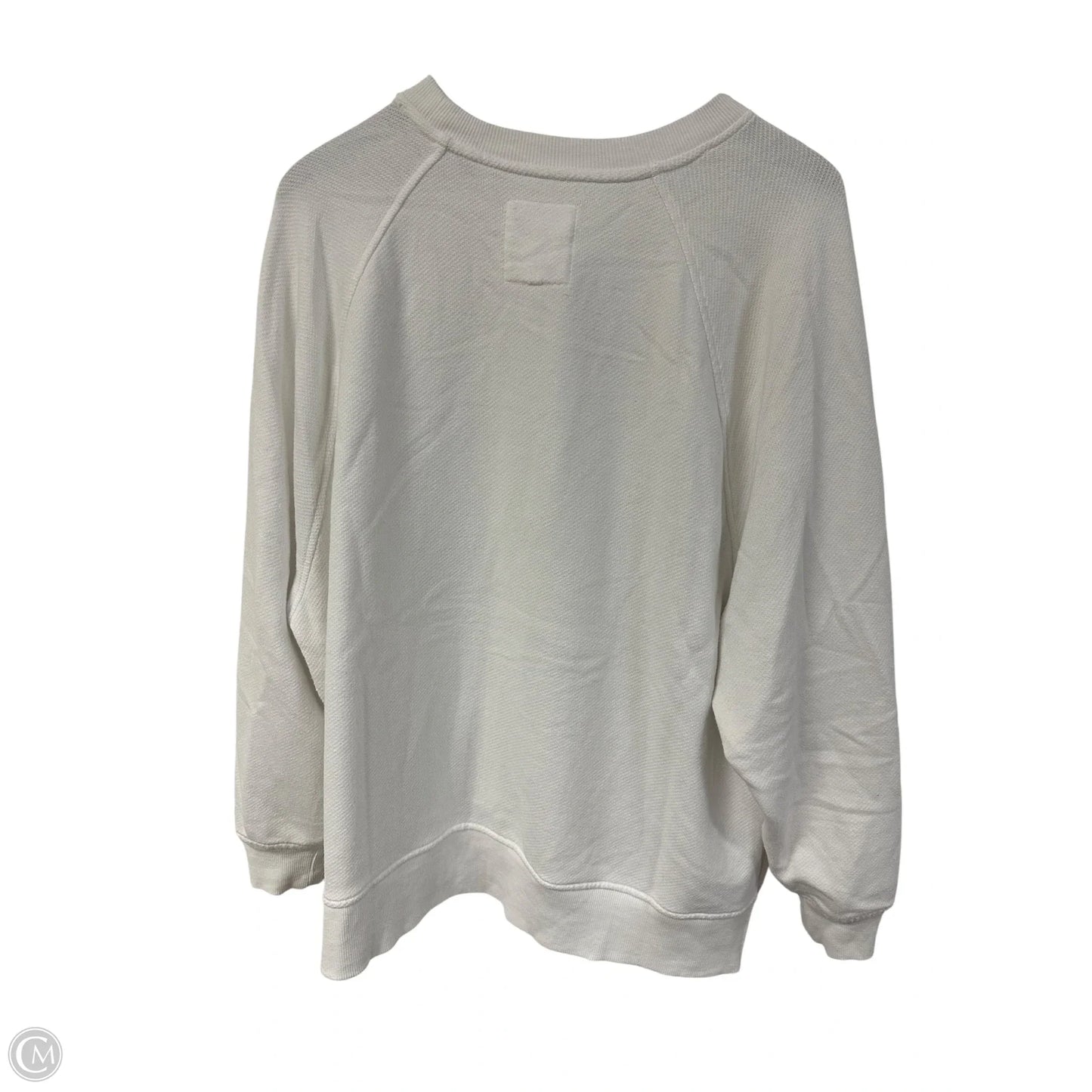 Top Long Sleeve By Aerie In White, Size: S