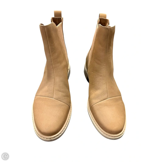 Boots Ankle Flats By Toms In Brown, Size: 10