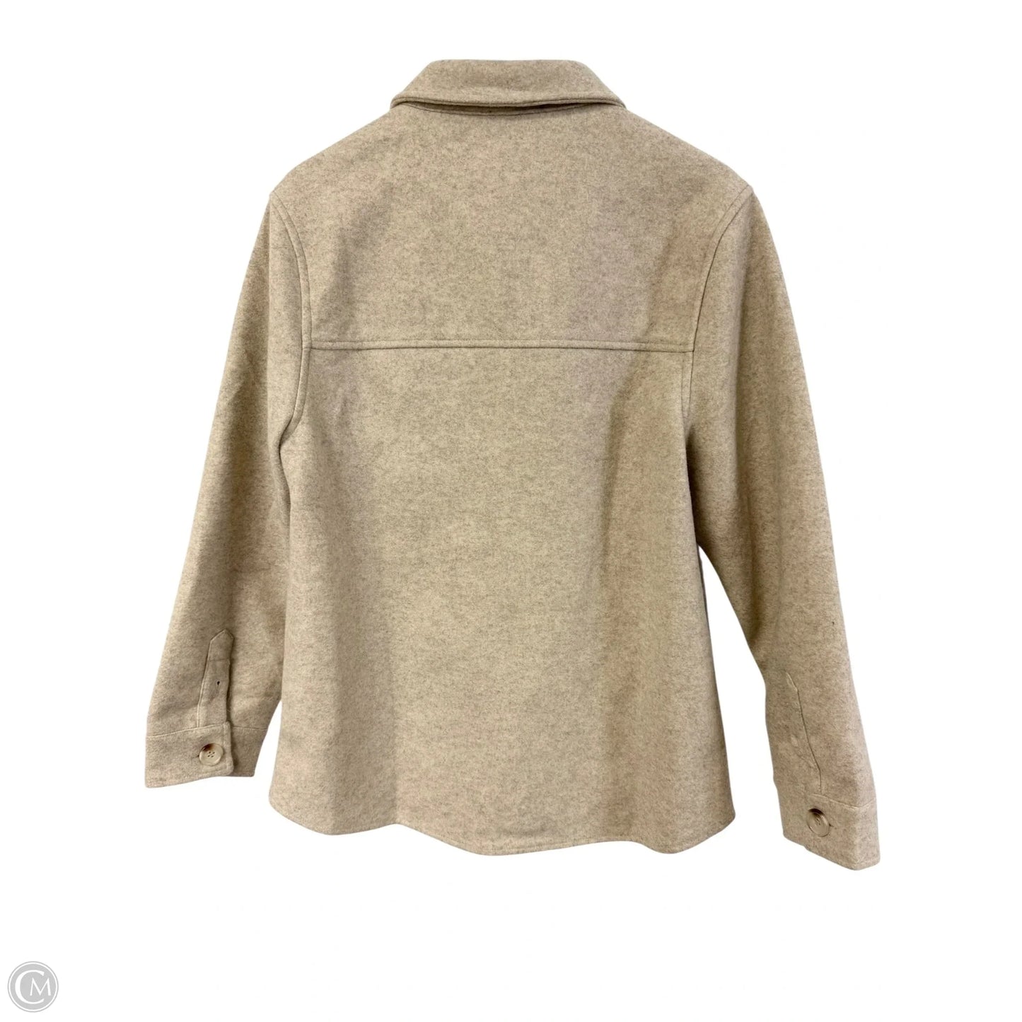 Jacket Shirt By Lulus In Beige, Size: M