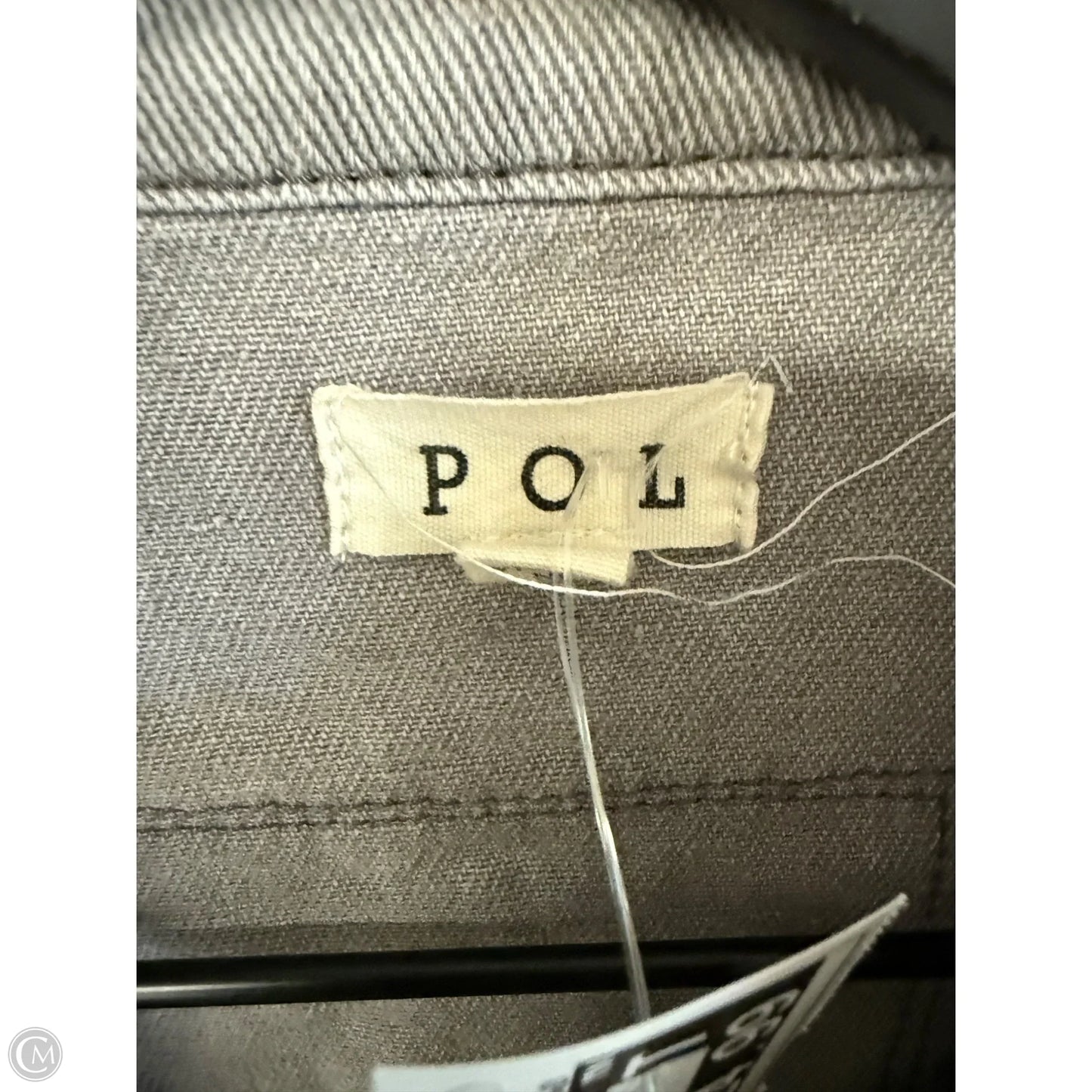 Jacket Denim By Pol In Purple, Size: L