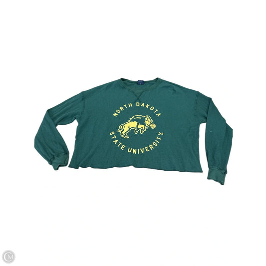 Top Long Sleeve By Clothes Mentor In Green, Size: M