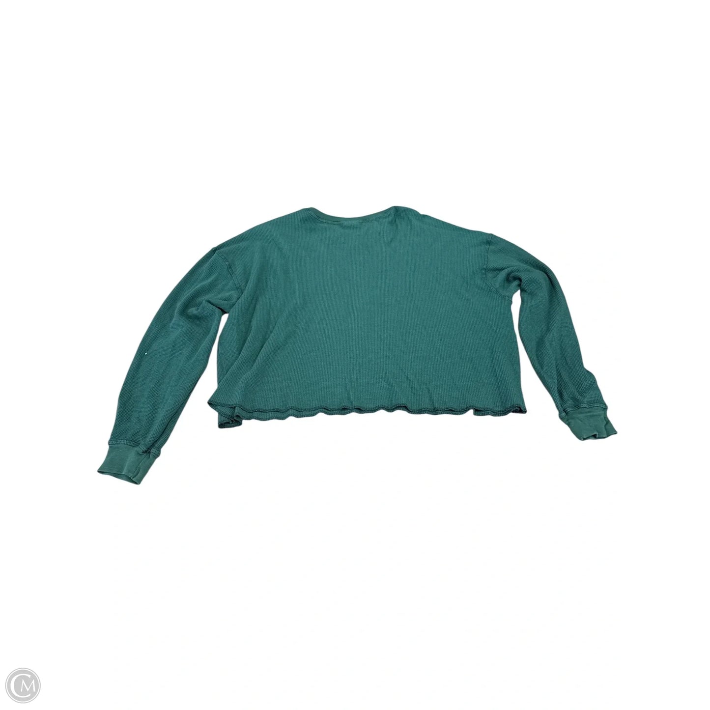 Top Long Sleeve By Clothes Mentor In Green, Size: M