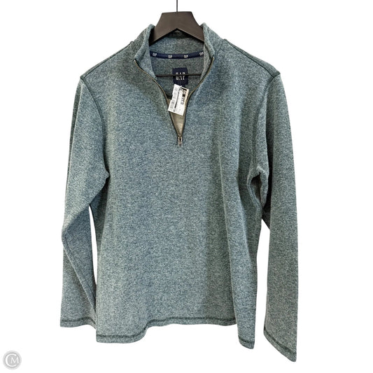 Sweatshirt Collar By Gap In Green, Size: M