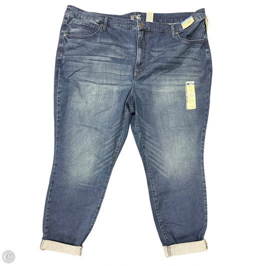Jeans Skinny By Terra & Sky In Blue Denim, Size: 24