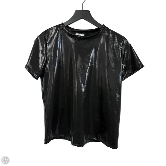 Top Short Sleeve By Clothes Mentor In Black, Size: S