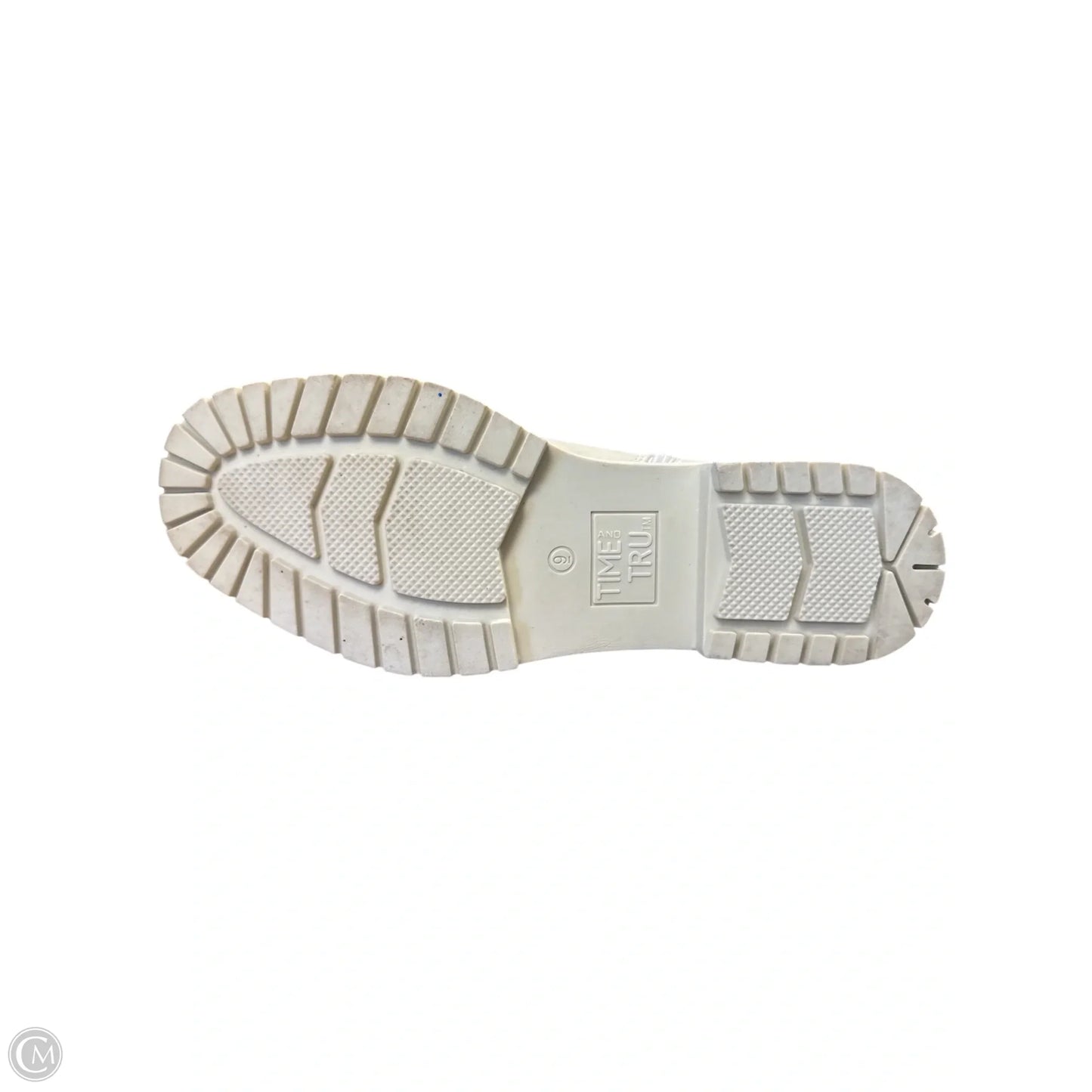 Boots Ankle Flats By Time And Tru In Cream, Size: 9