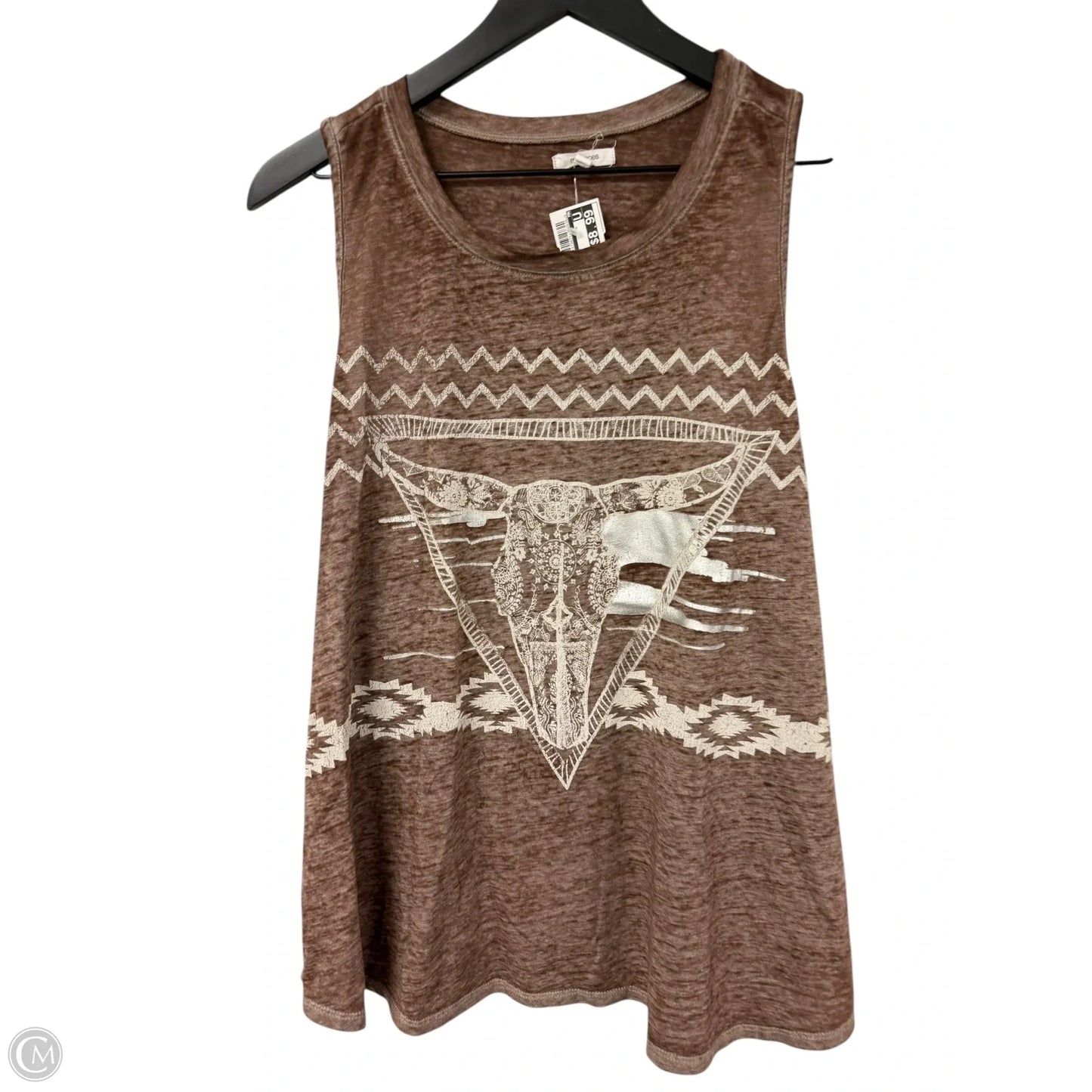 Top Sleeveless By Maurices In Brown, Size: Xl