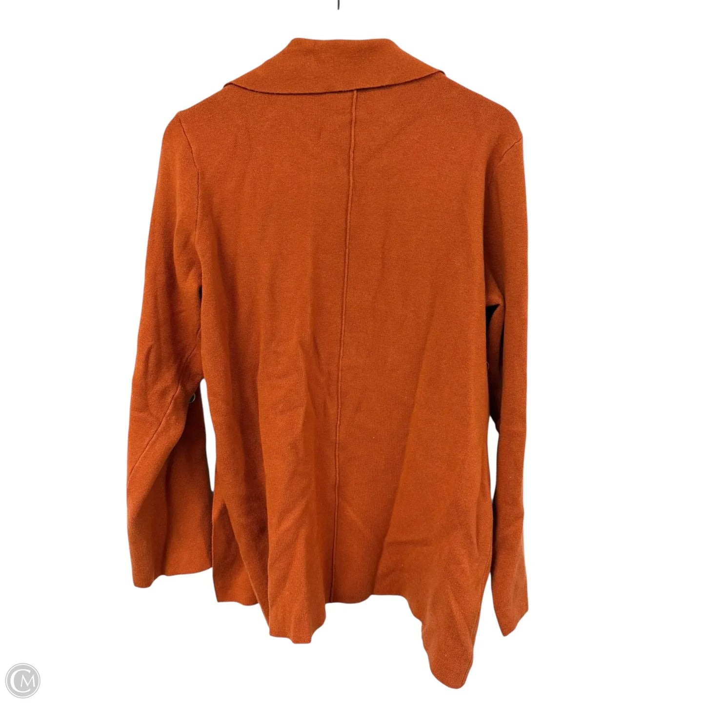 Cardigan By Ashley Stewart In Orange, Size: Xxl