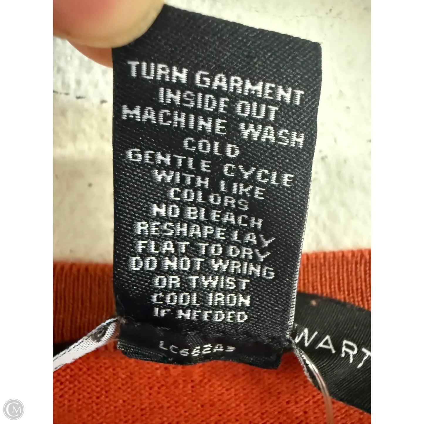 Cardigan By Ashley Stewart In Orange, Size: Xxl