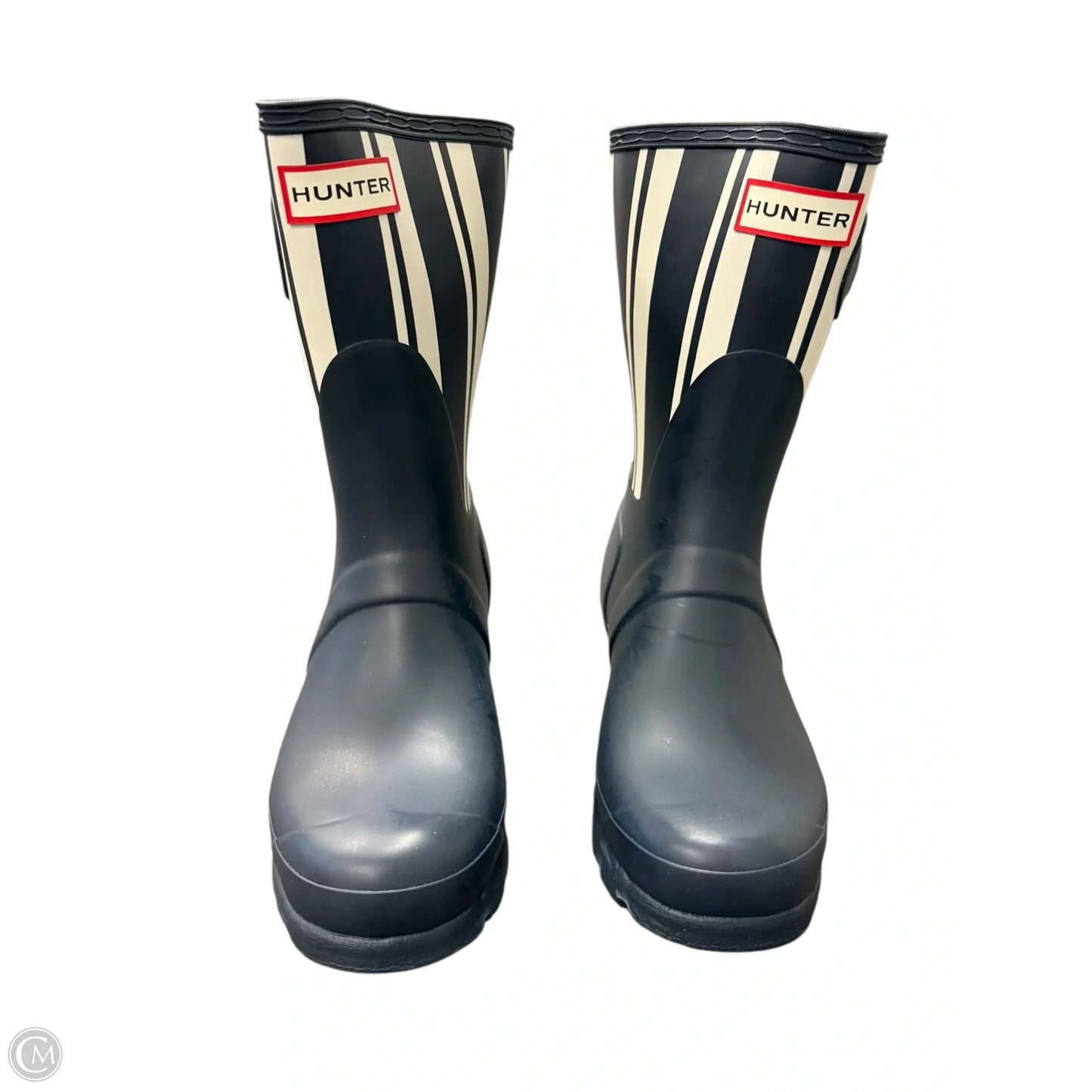 Boots Rain By Hunter In Blue & White, Size: 7