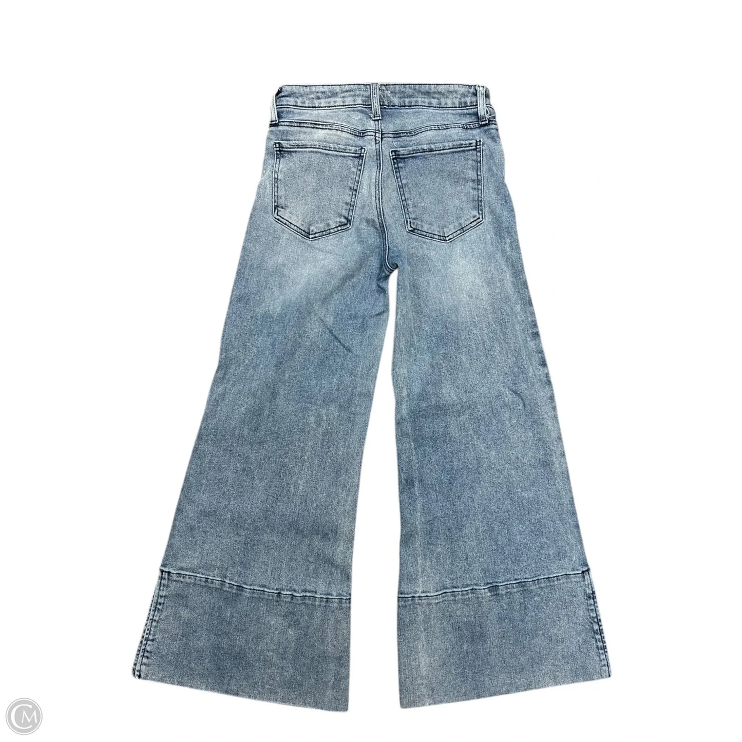 Jeans Wide Leg By Kut In Blue Denim, Size: 0