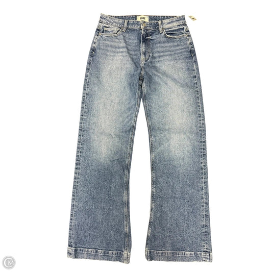 Jeans Wide Leg By Paige In Blue Denim, Size: 8
