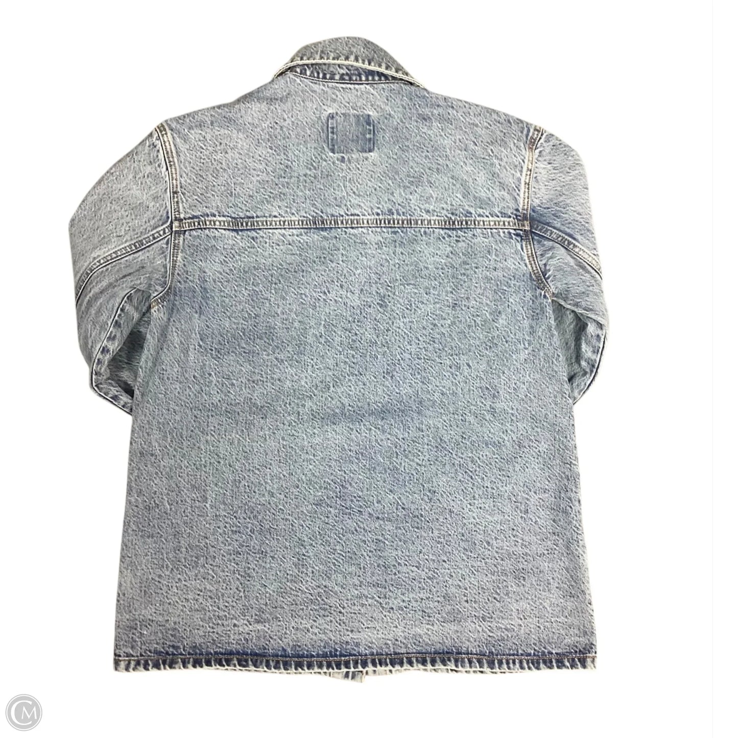 Jacket Denim By Abercrombie And Fitch In Blue Denim, Size: M