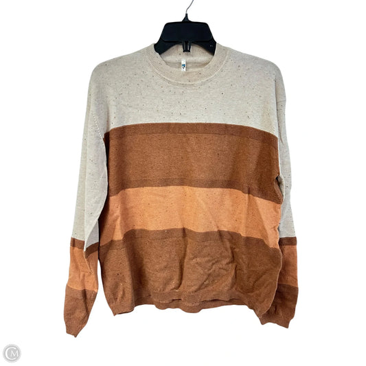 Sweater By Kuhl In Brown & White, Size: M