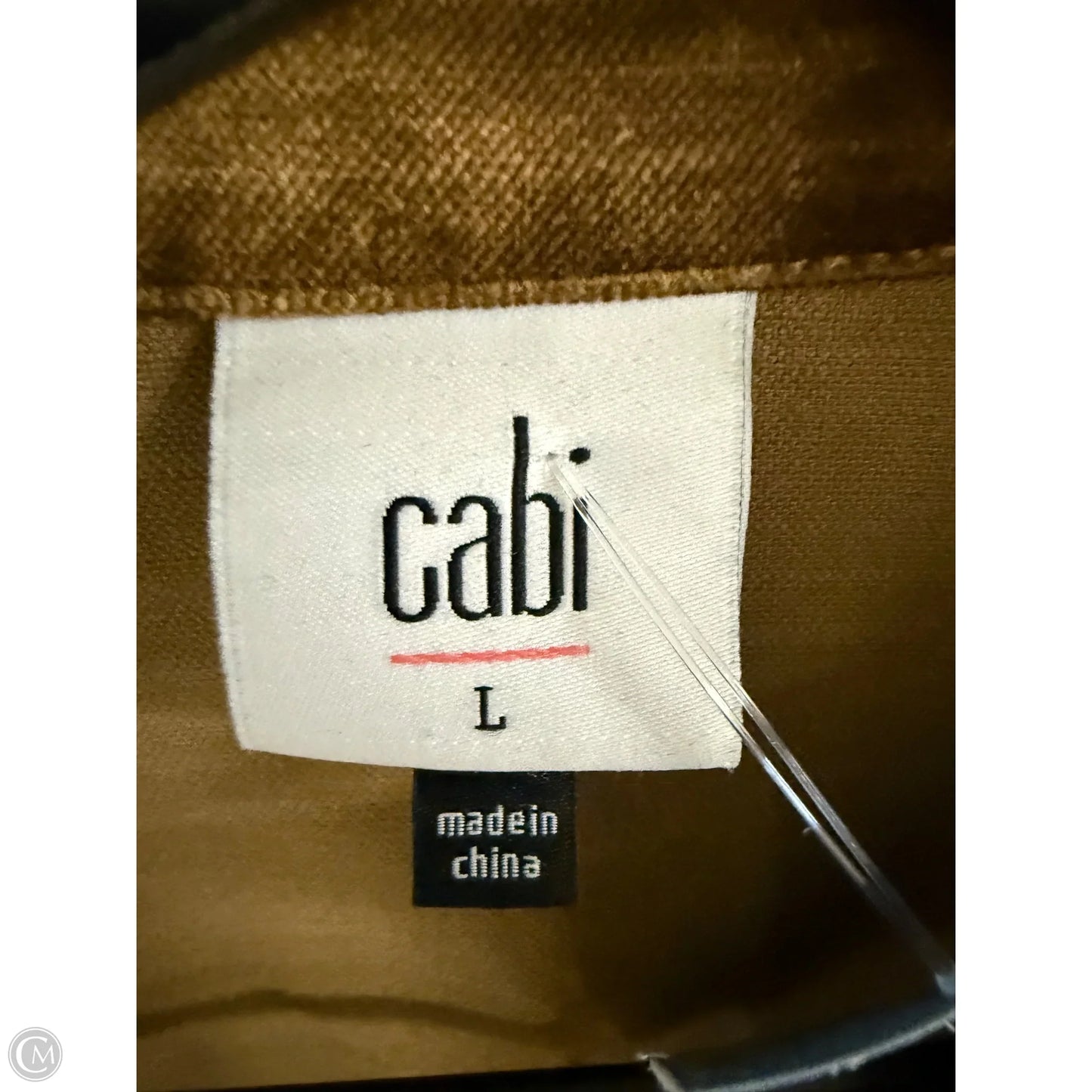 Jacket Other By Cabi In Gold, Size: L