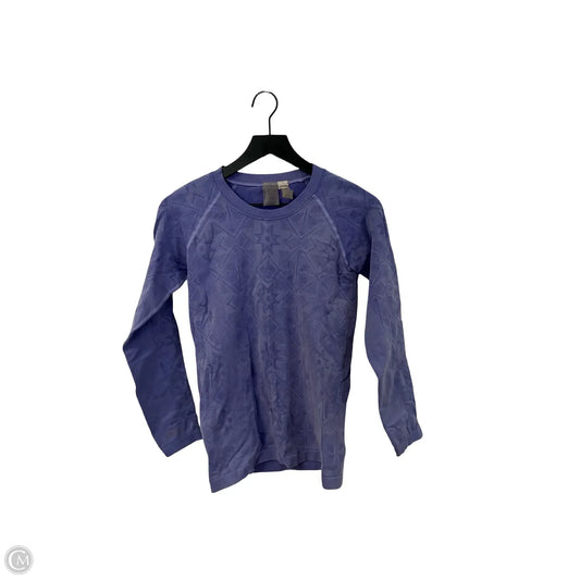Athletic Top Long Sleeve Crewneck By Calia In Purple, Size: L