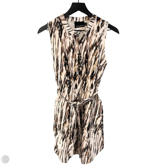 Dress Casual Short By Cynthia Rowley In Tan & White, Size: 2