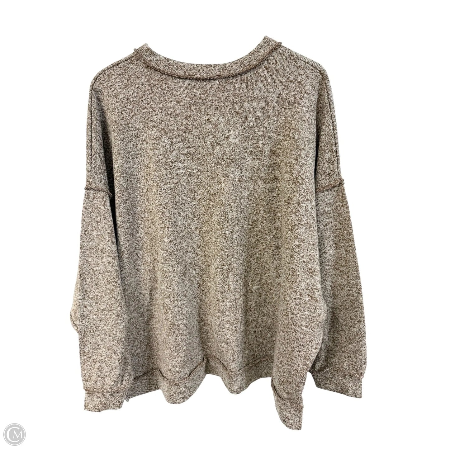 Sweater By Zenana Outfitters In Brown, Size: M