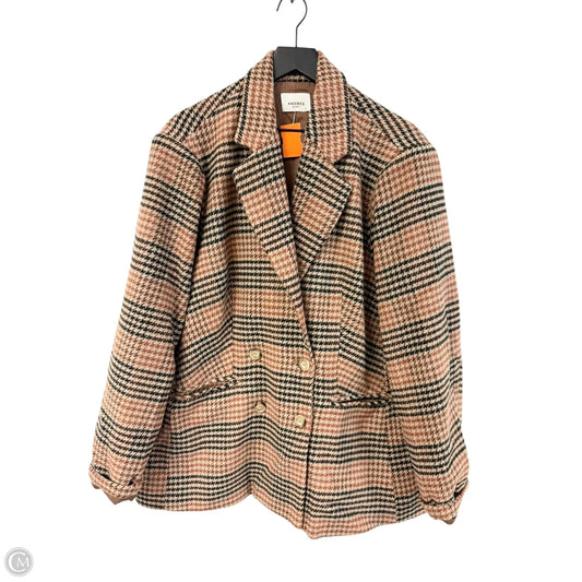 Blazer By Andree By Unit In Tan, Size: 1x