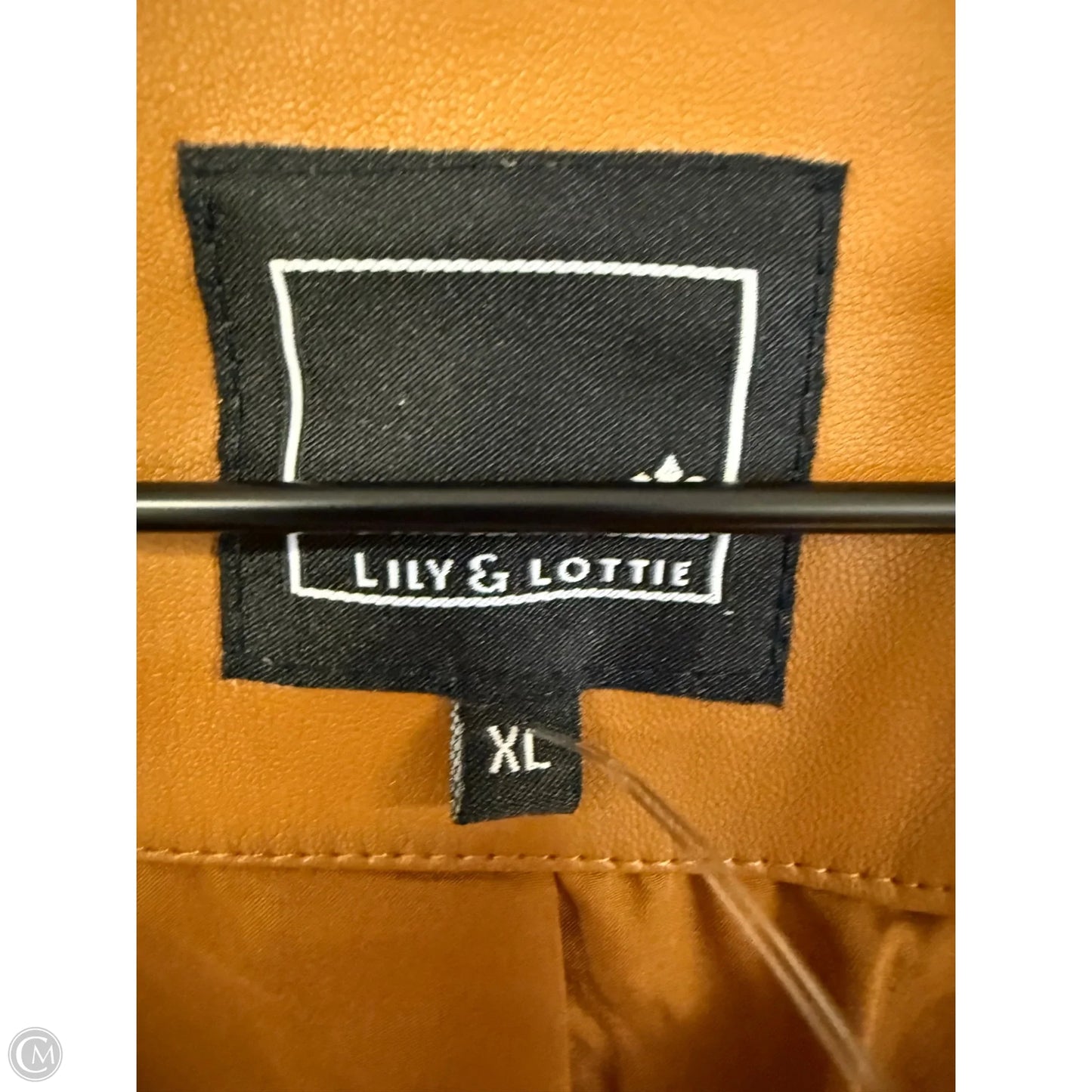 Jacket Moto By Cmf In Brown, Size: Xl